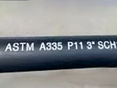 ASTM A335 P11 الأنابيب الفولاذية غير الملحومة لخدمة درجات الحرارة العالية